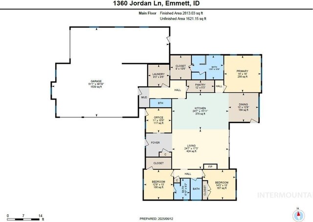 1360 Jordan Ln, Emmett, ID 83617 - view of room layout
