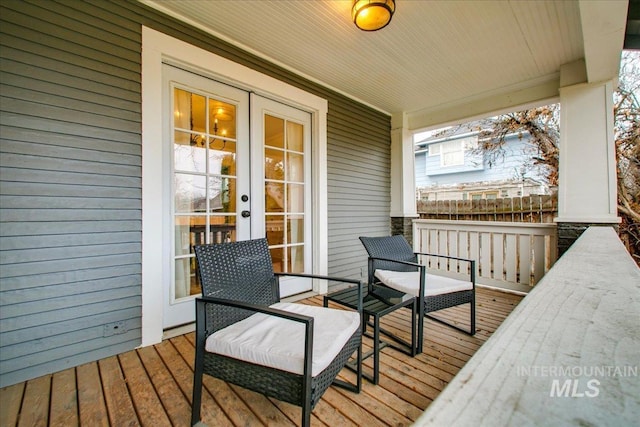 609 10th Ave S, Nampa, ID 83651 - view of wooden deck