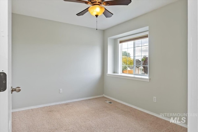 80 Cobblestone Ct, Middleton, ID 83644 - carpeted empty room featuring a ceiling fan and baseboards