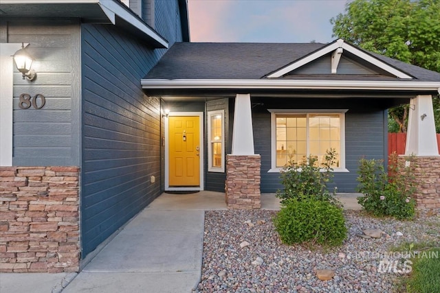 80 Cobblestone Ct, Middleton, ID 83644 - entrance to property with a porch