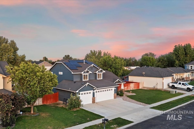 80 Cobblestone Ct, Middleton, ID 83644 - view of front of property with driveway, a garage, and a residential view
