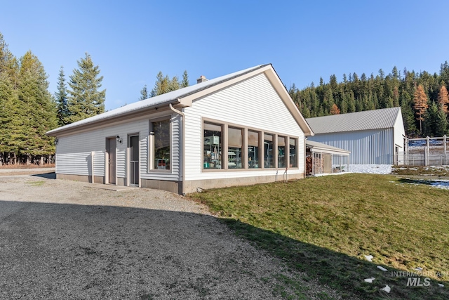 828 W Fork Eagle Creek Rd, Wallace, ID 83873 - back of property featuring a yard