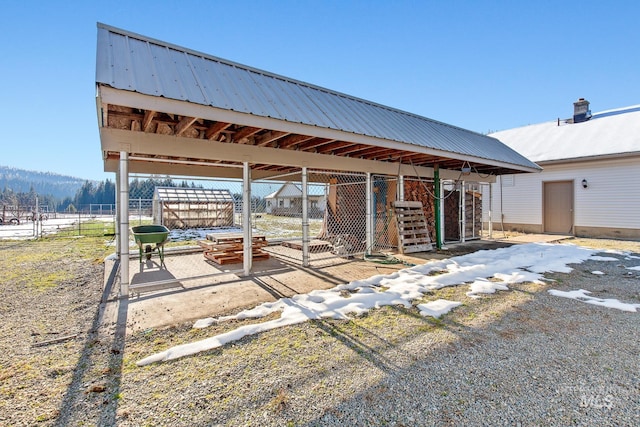 828 W Fork Eagle Creek Rd, Wallace, ID 83873 - view of front facade with a metal roof and an outbuilding