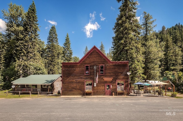 828 W Fork Eagle Creek Rd, Wallace, ID 83873 - view of front of property with a wooded view