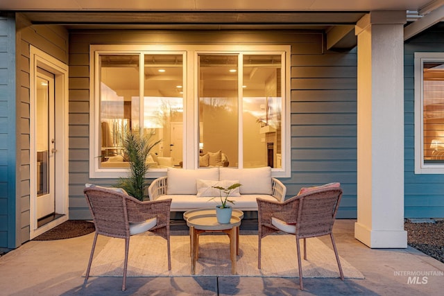 view of patio / terrace with outdoor lounge area