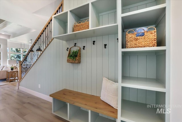 505 Stonehedge Loop, Twin Falls, ID 83301 - mudroom with wood finished floors and baseboards