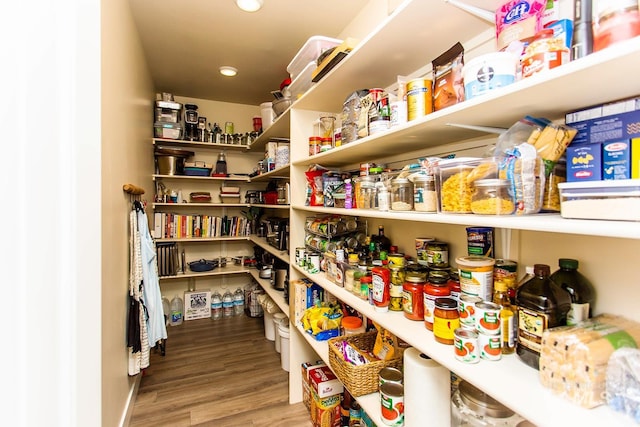 view of pantry