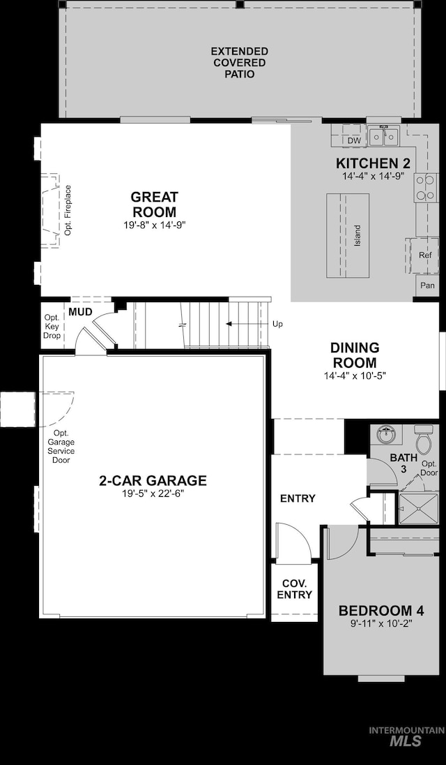 11240 W Helenium Dr, Star, ID 83669 - view of floor plan / room layout