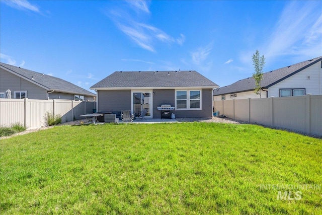 17719 Jackson Ridge Way, Nampa, ID 83687 - rear view of property with a patio
