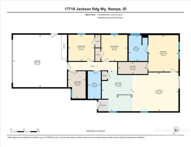 17719 Jackson Ridge Way, Nampa, ID 83687 - room layout