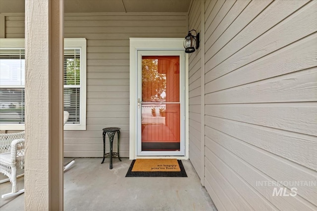 view of entrance to property