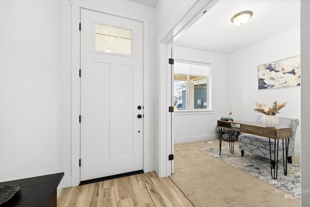 4875 N Glenrock Ave, Meridian, ID 83646 - entrance foyer featuring baseboards and light wood-type flooring
