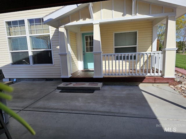 9788 Hwy 78, Hammett, ID 83627 - property entrance featuring a porch and board and batten siding