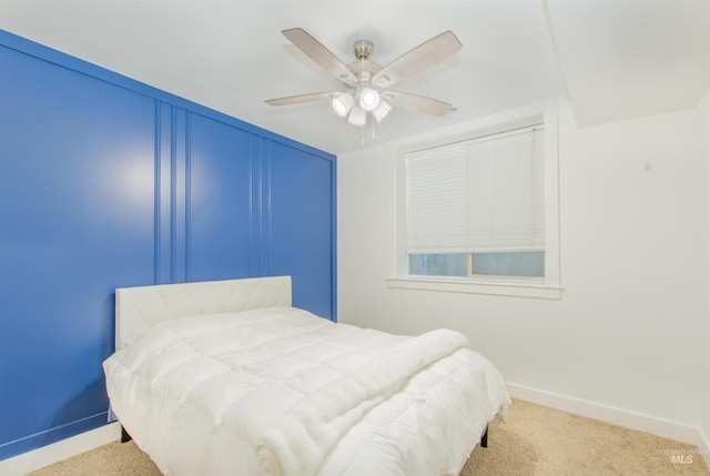 6174 N Queensbury Pl, Boise, ID 83713 - bedroom featuring baseboards, carpet flooring, and a ceiling fan