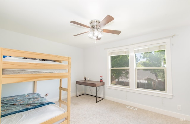 6174 N Queensbury Pl, Boise, ID 83713 - carpeted bedroom featuring baseboards and ceiling fan
