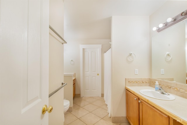 6174 N Queensbury Pl, Boise, ID 83713 - full bath featuring vanity, tile patterned floors, and toilet