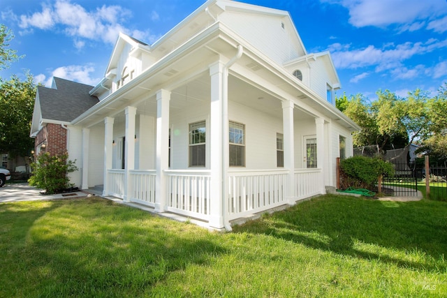6174 N Queensbury Pl, Boise, ID 83713 - view of side of property featuring a porch and a shingled roof