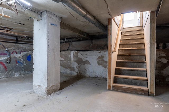 707 9th Ave S, Nampa, ID 83651 - unfinished basement with stairway