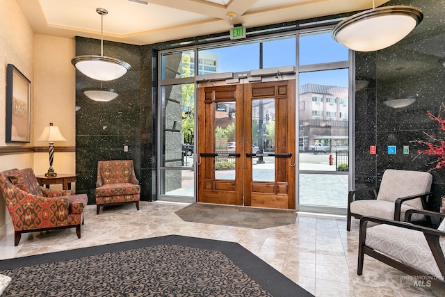 view of community lobby