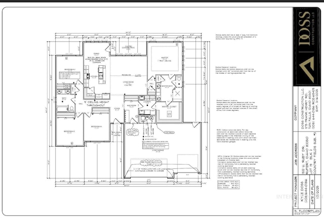 1552 W Ruby, Rupert, ID 83350 - view of floor plan / room layout