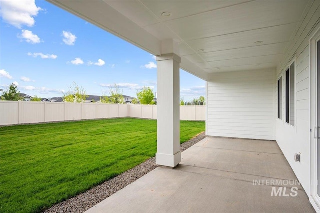 5351 W Mcnair St, Meridian, ID 83646 - view of yard with a patio