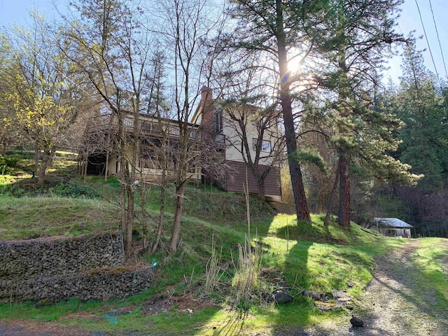 view of yard