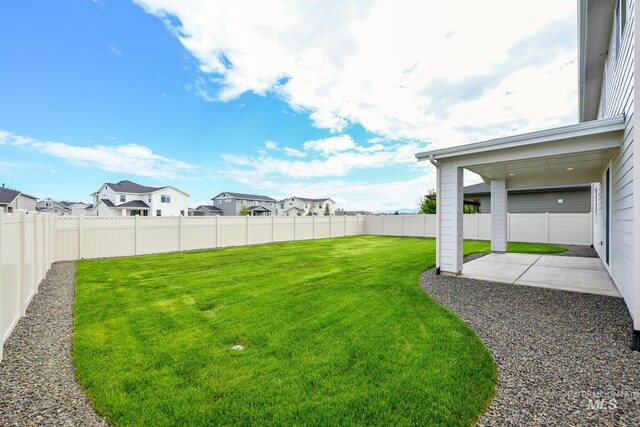 12510 W Wild Thistle Dr, Star, ID 83669 - view of yard with a patio area and a residential view