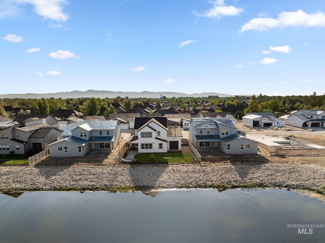 461 S Quincannon Ln, Star, ID 83669 - birds eye view of property featuring a residential view and a water and mountain view