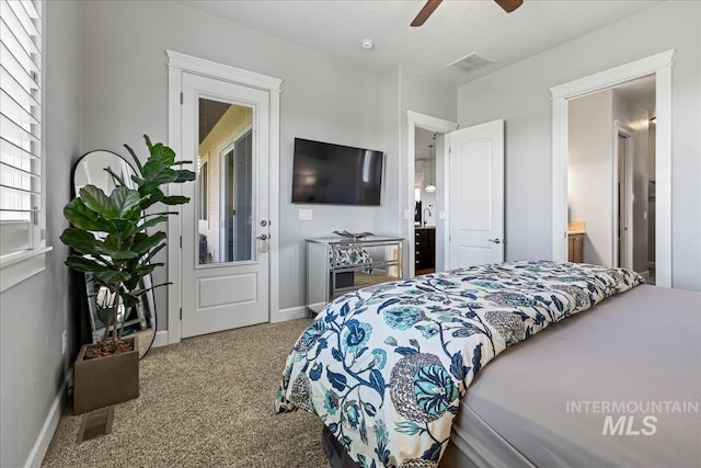 9968 Moon Shadow Ct, Middleton, ID 83644 - carpeted bedroom with baseboards and ceiling fan