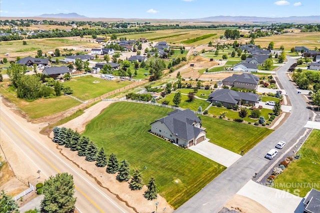 9968 Moon Shadow Ct, Middleton, ID 83644 - aerial view of residential area with a mountain backdrop