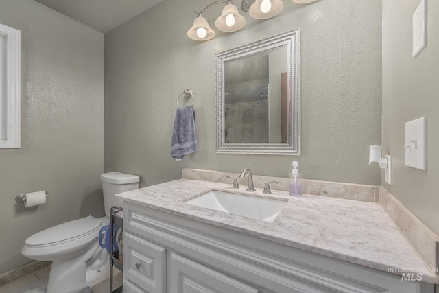455 Farber Dr, Payette, ID 83661 - full bath featuring vanity, toilet, and tiled shower