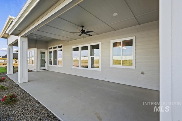 9382 Basin Kid, Middleton, ID 83644 - view of patio / terrace featuring ceiling fan