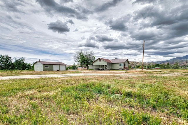 3131 Fuller Rd, Emmett, ID 83617 - view of yard with dirt driveway and a mountain view