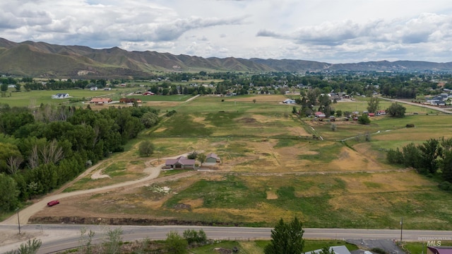 3131 Fuller Rd, Emmett, ID 83617 - aerial view of sparsely populated area with a mountain backdrop