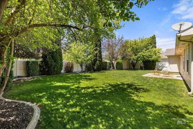3011 S Montego Way, Nampa, ID 83686 - view of yard featuring a patio area