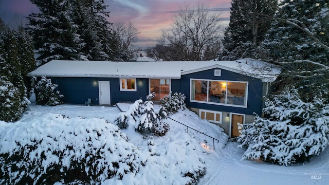 view of ranch-style home