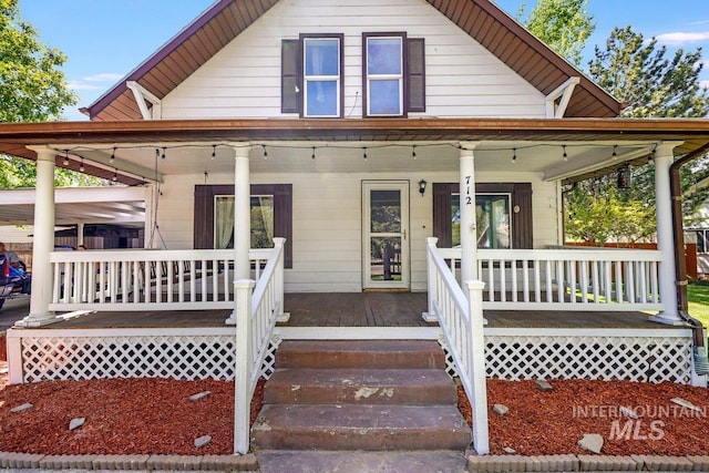 712 Yakima Ave, Filer, ID 83328 - view of front of home featuring a porch