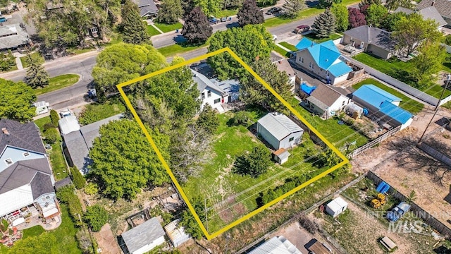 712 Yakima Ave, Filer, ID 83328 - aerial view of residential area with property boundaries highlighted
