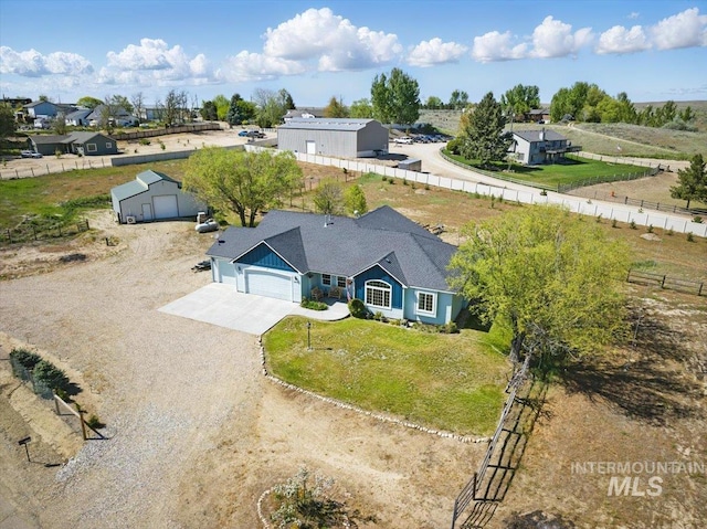 drone / aerial view