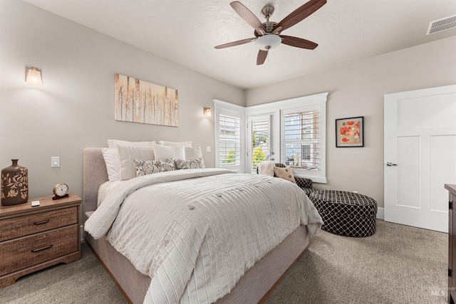 733 W Cowman St, Eagle, ID 83616 - carpeted bedroom with access to outside and ceiling fan