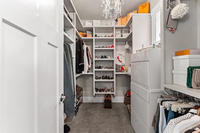 733 W Cowman St, Eagle, ID 83616 - spacious closet with carpet flooring and a chandelier