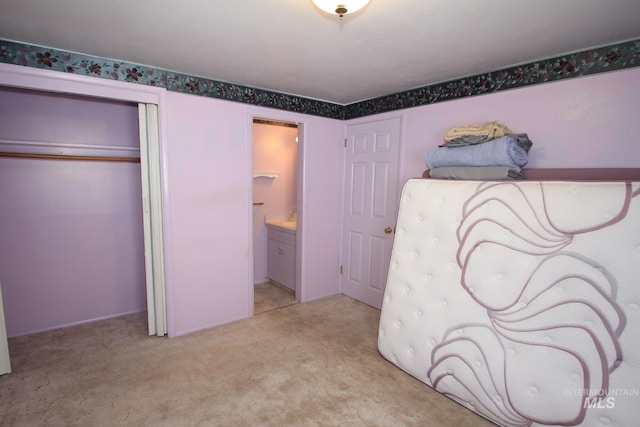 7644 W Cambridge Dr, Boise, ID 83704 - unfurnished bedroom with carpet floors, ensuite bathroom, and a closet