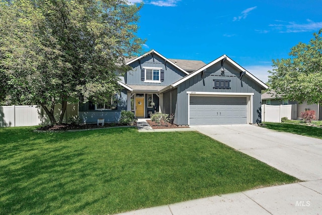 craftsman-style house featuring driveway and an attached garage