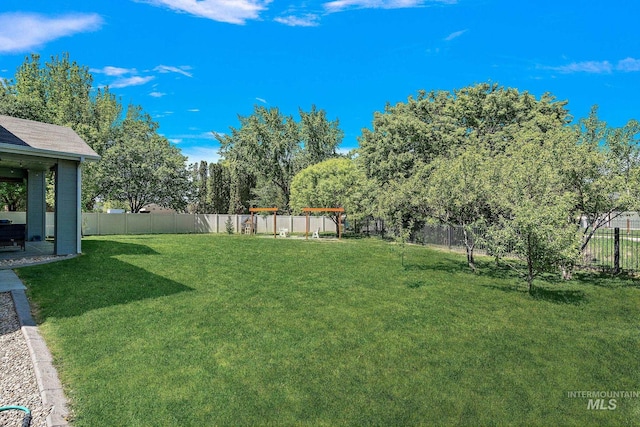 view of yard