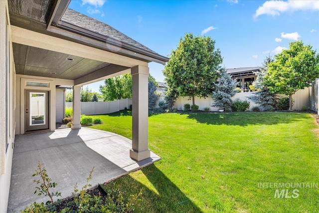 495 W Tall Prairie Dr, Meridian, ID 83642 - view of yard featuring a patio