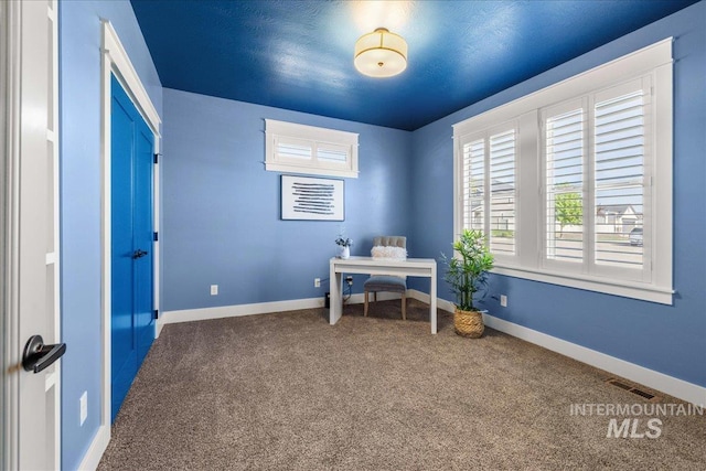 495 W Tall Prairie Dr, Meridian, ID 83642 - carpeted home office with baseboards