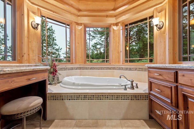 1533 Pine Lakes Ranch Dr, Cascade, ID 83611 - bathroom with vanity and a garden tub
