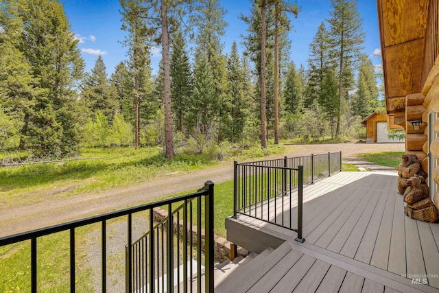 881 Sheila, Mccall, ID 83638 - view of wooden terrace