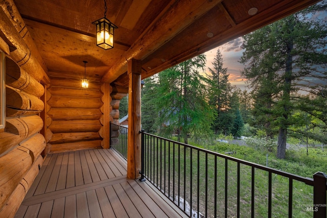 881 Sheila, Mccall, ID 83638 - view of wooden terrace
