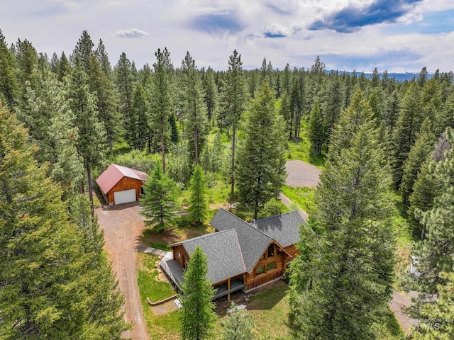 881 Sheila, Mccall, ID 83638 - aerial view of property and surrounding area featuring a forest